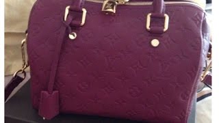 Louis Vuitton Empreinte Speedy B 25 in Aurore [upl. by Adehsor251]