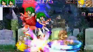 Mugen Shion Sonozaki and Mion Sonozaki vs Super Mario amp Sonic [upl. by Pinebrook]