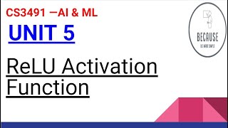 510 Rectified Linear UnitReLU Activation Function in Tamil [upl. by Bevis564]