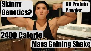 Homemade Mass Gainer Shake  How I gained 20 Lbs in 3 Months [upl. by Octavius]