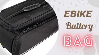 Need to carry an extra Ebike battery Topeak Tetrarack and EXplorer Trunk Bag Setup and review [upl. by Wurst957]