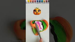 When I Mixing Color Cute 🎃 Halloween colormixing satisfying halloween mixedcolors asmrart [upl. by Tanney]