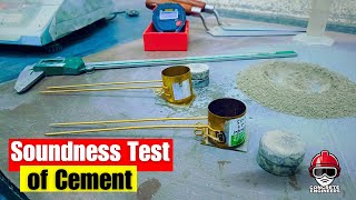 Soundness test of cement by le chatelier method [upl. by Sissie]