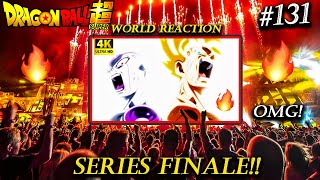 🌎THE WORLDS REACTION TO DBS FINALE🤯Reaction MashupReacciones Masivas🐲DragonBall Super 131 ドラゴンボー [upl. by Atnoved]