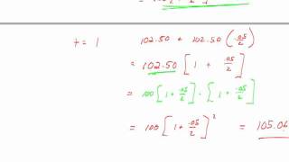 Compound Interest SemiAnnually Introduction [upl. by Merridie706]