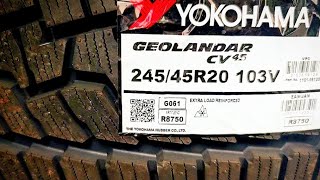 Yokohama Geolandar CV 4S G061 Шины 24545 R20 103V 👉 4 сезона Всесезонные 😉 шиномонтаж за 3600 руб [upl. by Rutherfurd659]