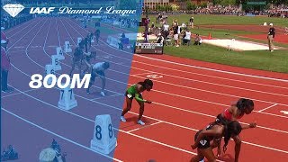 Caster Semenya Wins Womens 800m  IAAF Diamond League Eugene 2018 [upl. by Malvin]