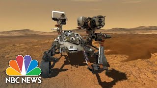 NASAs Mars Rover Perseverance Lands On Red Planet  NBC News [upl. by Edelsten]