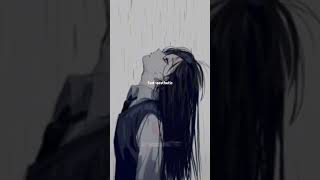 bristytake jhoriye dhore ajo kedechi😔😔 song lyrics anime love [upl. by Eeleimaj759]