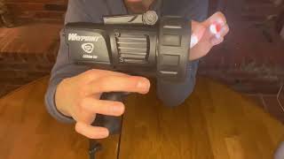 Streamlight 44911 Waypoint 300 1000 Lumen Long Range Pistol Grip Rechargeable Spotlight Review [upl. by Atteuqcaj177]