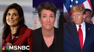 Maddow Haley has a big new line to condemn Trump for his corruption [upl. by Irahs]