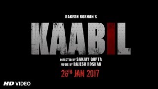 Kaabil First Look OUT  Hrithik Roshan Yami Gautam Rakesh Roshan  2017 [upl. by Bryana86]