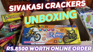 Sivakasi Crackers Online Order Unboxing Video  Diwali 2024Final 1 2 [upl. by Yllut572]