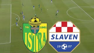 NK Istra 1961 vs Slaven Belupo 23 Vrhunci i ciljevi  Prva HNL 202425 [upl. by Nugent]