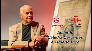 Cátedra Cervantes al escritor puertorriqueño Luis Rafael Sánchez [upl. by Adnolohs]