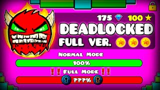 OFFICIAL quotDEADLOCKED FULL VERSIONquot   GEOMETRY DASH 211 [upl. by Kirkpatrick]