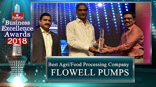 Flowell Pumps Industries  Best AgriFood Processing Company Award  BEA 2018  hmtv News [upl. by Abbie]