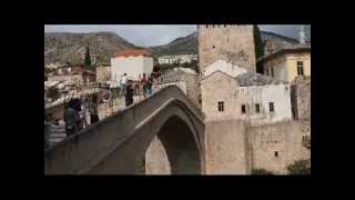 Mostar Bridge Jump July 11th 2013 [upl. by Nami]