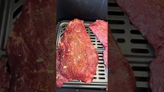 Bavette steak 🥩 au airfryer ps je respecte la viande 🥩 airfryer [upl. by Sinnaiy]