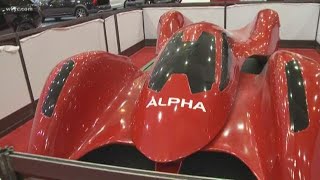 Auto Show Alpha Exclusive concept car on display at Cleveland Auto Show [upl. by Aiuoqes]