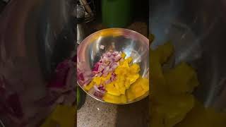 shorts Airfryer quick amp easy mango salsa [upl. by Suirtemid]