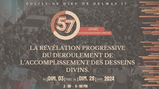 EN DIRECT  Campagne dévangélisation  Église de Dieu Delmas 17  Mercredi 3 Avril 2024  jour 24 [upl. by Novel]