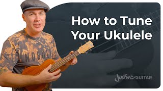 How to Tune a Ukulele in 3 Easy Steps with a tuner or not [upl. by Ravi]