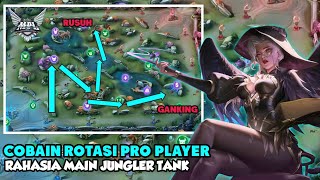 Cara Rotasi Jungler Tank Di Patch Baru  Tutorial Hyper Carry Tank 2024  Mobile Legends [upl. by Banyaz953]