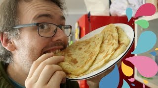 Msemen  Moroccan Pancakes 🥞 The BEST Snack from Morocco  Chef Dave  KrispySmore 2019 [upl. by Boor726]