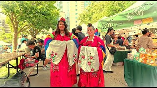 2024 TORONTO KOREAN FEST Rich Cultural Traditions of Hangawi Mel Lastman Square【4K】YONGENORTHYORK [upl. by Ytsirhk]