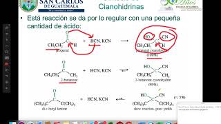 Clase Carbonilos Cianohidrinas NN Acetales e Iminas [upl. by Essie591]