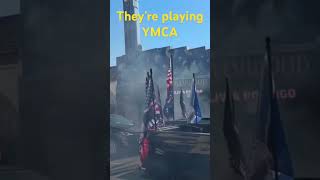 It’s YMCA shortsyoutube shorts trump ymca trump2024 47thpresident [upl. by Alenairam12]