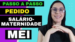 Como pedir salário maternidade da Microempreendedora MEU INSS [upl. by Ellehsal]