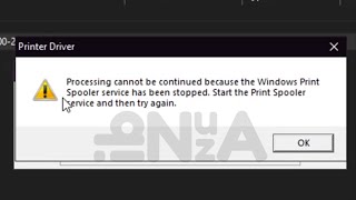 Windows printer spooler service has been stopped  Windows 7810 [upl. by Diet]