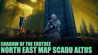 North East Map Location  Scadu Altus  Elden Ring Shadow of the Erdtree [upl. by Hans]