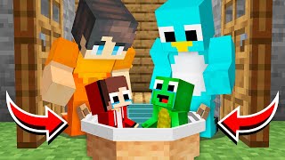 MILO and CHIP Took In The MAIZEN Orphans JJ and MIKEY are ORPHANED in Minecraft [upl. by Ennasus]