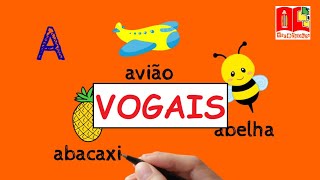 TAREFINHAS  VOGAIS A E I O U 📚 CRIANÇAS  PALAVRAS INICIADAS PELAS VOGAIS  VOWELS [upl. by Paz]