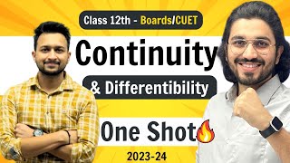 Continuity and Differentiability  Class 12 Maths  NCERT for Boards amp CUET [upl. by Ahsac]