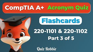 CompTIA A Acronym Flashcards Quiz Part 3 [upl. by Bevus]