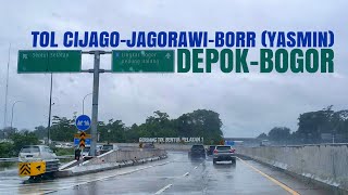 Perjalanan dari Depok ke Bogor via Jalan Tol CijagoJagorawiBORR  Desember 2020 [upl. by Repip]