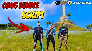 How to Add Bundle in FreeFire Craftland After OB45 Update  AKT GMRZ [upl. by Zailer564]