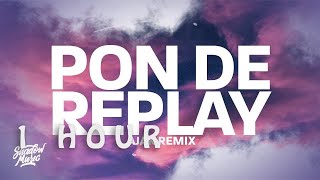 1 HOUR  Rihanna  Pon De Replay AJAK Remix [upl. by Nesyaj661]