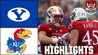 KANSAS COMES OUT ON TOP 🙌 BYU Cougars vs Kansas Jayhawks  Full Game Highlights [upl. by Alakcim]