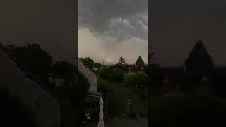 ⚠️🚨orage extrêmement dangereux 🚨⚠️ à villeudieu sur indre [upl. by Frame]