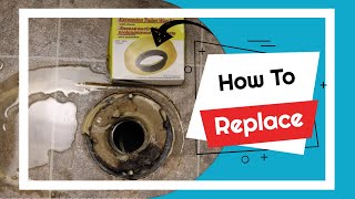 How To Replace A Wax Seal On A Toilet  Stop the toilet from leaking [upl. by Euqinmod]