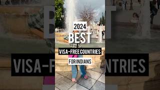 Visa free countries for Indian passport holders 2024 visafreecountries visafreeentry Visafree2024 [upl. by Eniahpets]