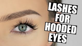 Best Lashes for Hooded Eyes  STEPHANIE LANGE [upl. by Aecila3]