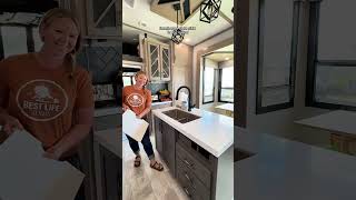 Been renovating our camper that’s almost 47ft — come take a tour 🥰 rvlife lifestyle camper [upl. by Fransen]