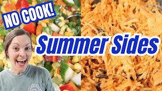 EASY SUMMER SIDE DISH RECIPES  NO COOK VEGGIE SIDES [upl. by Queston]