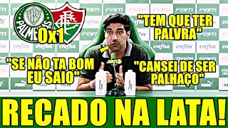 COLETIVA DE ABEL FERREIRA APÓS PALMEIRAS X FLUMINENSE [upl. by Manoff]